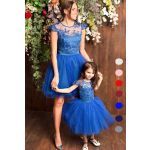 LaKey Love Tiulowa sukienka z koronką zestaw sukienek mama i córka - sukienka dla mamy 4